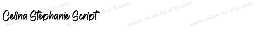 Celina Stephanie Script字体转换